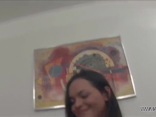 Ass fisting before hardcore fuck for young brunette Ms