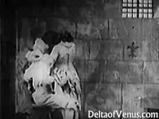 Antično umazano posnetek 1920s - bastille dan
