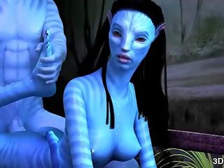 Avatar عسل الشرجي مارس الجنس بواسطة ضخم أزرق وخزة
